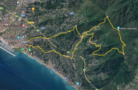 Valle dei Berissi - Monte Capenardo - Santa Giulia - Lavagna