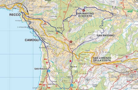 Rapallo - Recco - Camogli - Portofino Vetta - Ruta - Rapallo