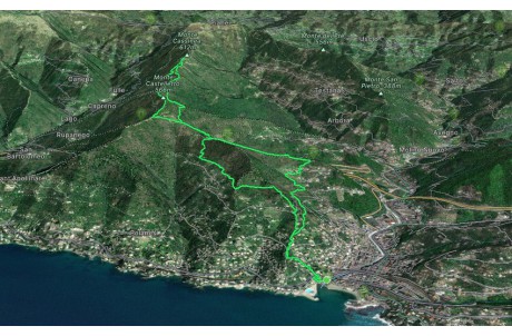 Trail ad anello Recco - Megli - Piane di Capreno - Monte Cassinea - Ageno