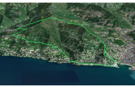 Trail ad anello Recco - Megli - Redentore - S. Apollinare - Polanesi - Mulinetti