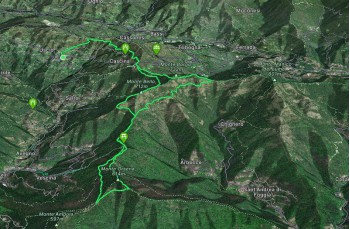 Trail ad anello Uscio - Passo Serra - Caravaggio