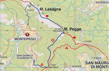 San Quirico d' Assereto - Monte Pegge - Montepegli