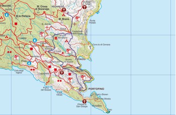 Nozarego - Cappelletta delle Gave - Paraggi - Portofino - Valle Acqua Viva - Nozarego