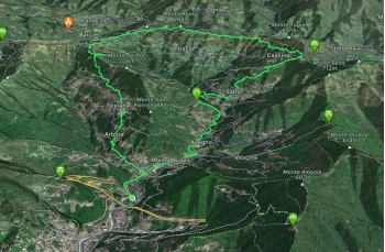 Trail ad anello Recco - Spinarola - Calcinara - Testana