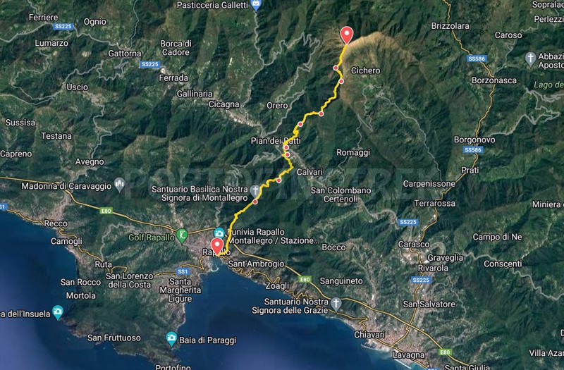 Trail Rapallo - Monte Ramaceto