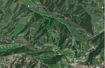 Carasco - Passo di Romaggi - San Colombano - Carasco