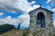 Circular trail from Passo di Romaggi to Monte Ramaceto and back.