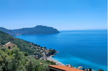 Panorama Golfo da Via Teriasca - portofinotrek