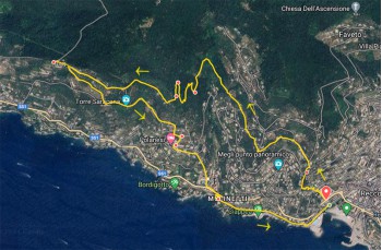 Trail ad anello Recco - Megli - Sant'Apollinare - Polanesi - Mulinetti