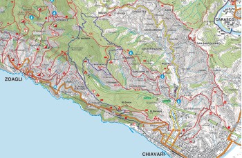 Trail ad anello Chiavari - Campodonico - San Lorenzo - Anchetta