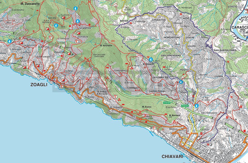 Itinerario delle 5 torri di Chiavari