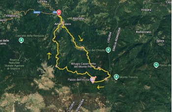 Trail ad anello Gramizza - Amborzasco - Monte Penna - Passo dell'Incisa - Re di Coppe