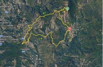 Trail ad anello Bargone - Monte Tregin - Tassani - Cardini