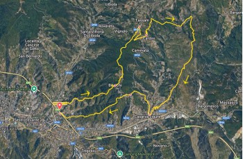 Trail ad anello Sestri Levante - Tassani - Casarza Ligure