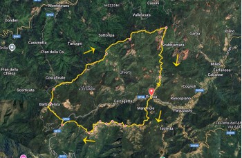 Trail Priosa - Passo della Scoglina - Barbagelata - Monte Laghicciola - Salto - Priosa