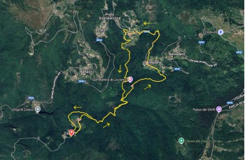 Trail ad anello Zolezzi - Chiesa di Licciorno - Vallepiana - Zanoni