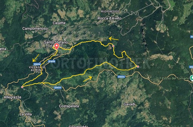 Trail ad anello Santo Stefano d'Aveto - Passo della Lepre
