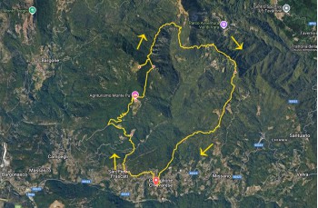Trail ad anello Castiglione chiavarese - Monte Pu'