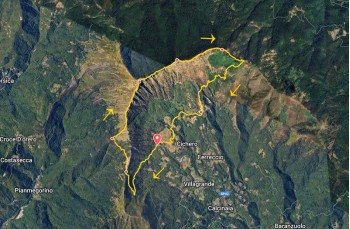 Trail ad anello Larvego - Monte Ramaceto - Fo' de Driun - Prati di Cichero