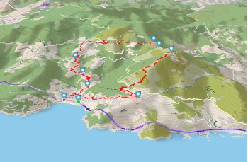 Trail ad anello Bonassola - Monte Rossola