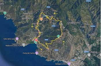 Trail ad anello Bonassola - Monte Rossola