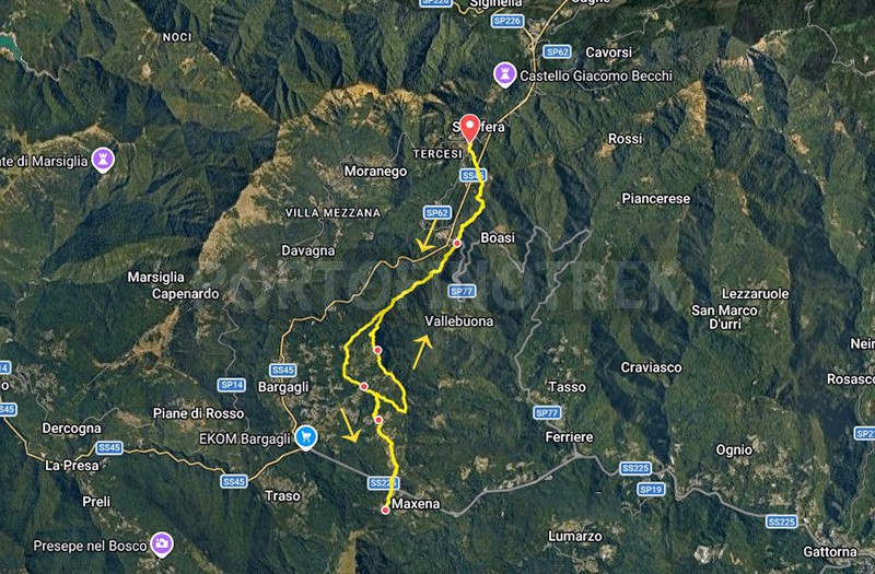 Trail Scoffera - S. Alberto di Bargagli - Monte Croce di Bragalla