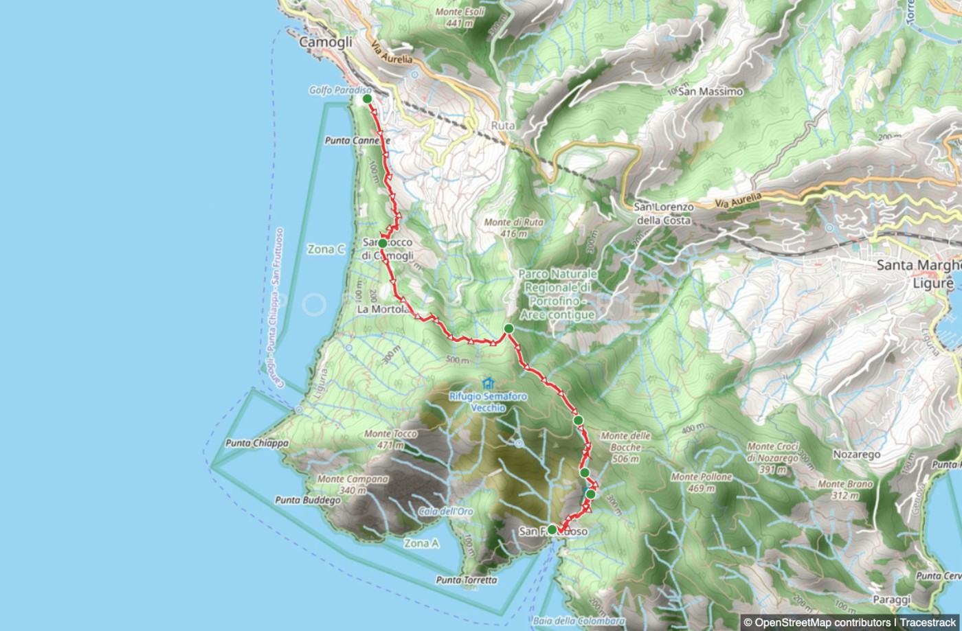 Trail Camogli - Pietre Strette - San Fruttuoso di Camogli