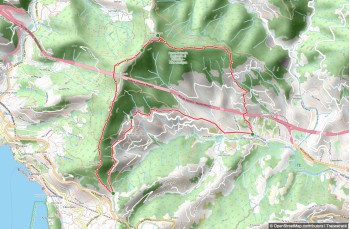 Rapallo - Santuario di Caravaggio - Ruta di Camogli