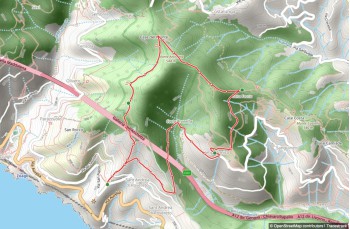 Circular route San Pietro di Rovereto - Campodonico - Monte Anchetta