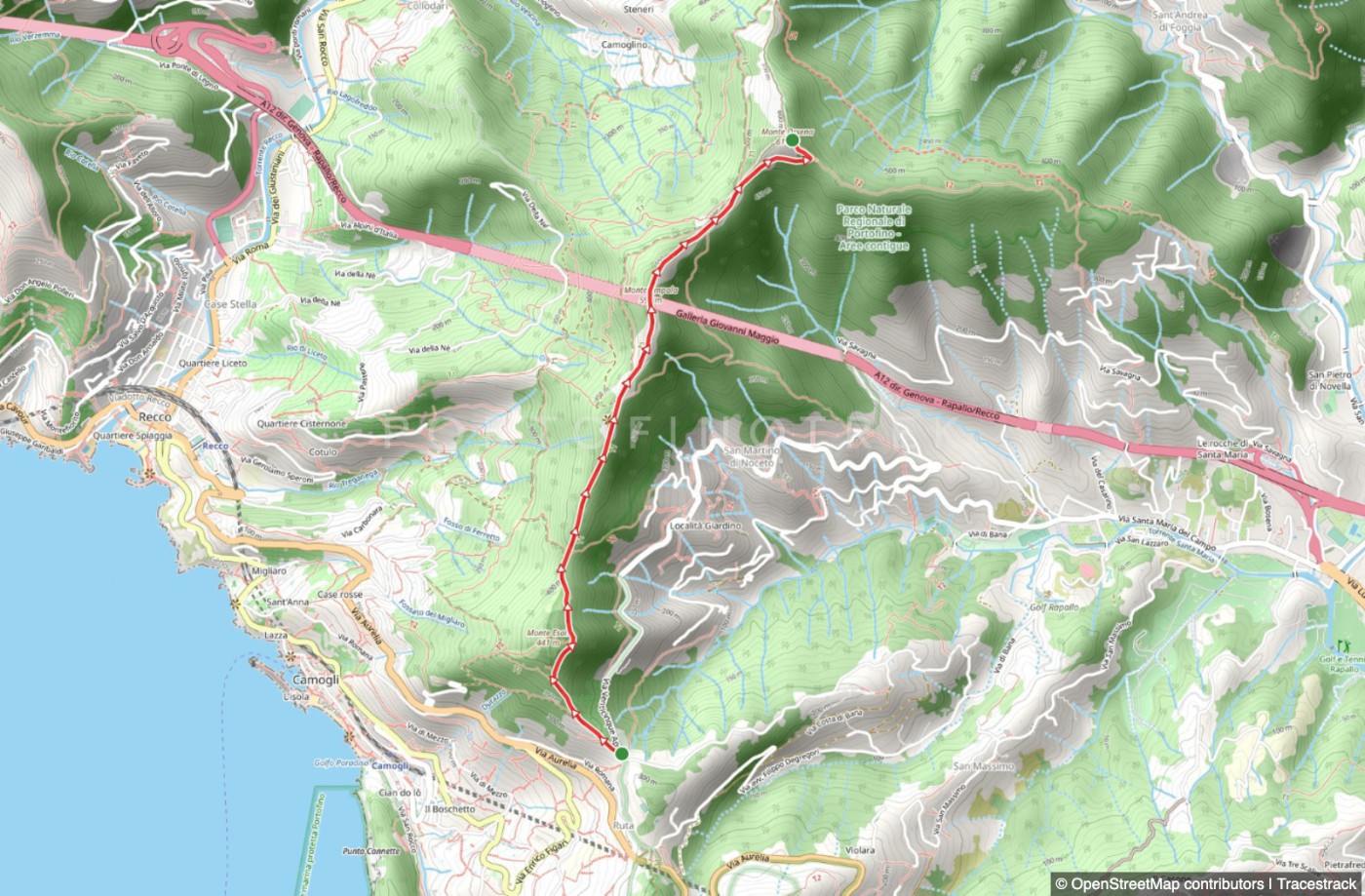 Ruta di Camogli - Santuario di Caravaggio