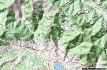 Trail von Rapallo zum Monte Pegge und Rifugio Margherita