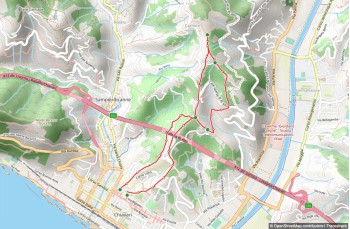 Short circular trail from Chiavari to Curlo and back