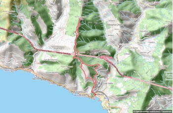Recco - Megli - Piane di Capreno - Monte Cassinea - Ageno