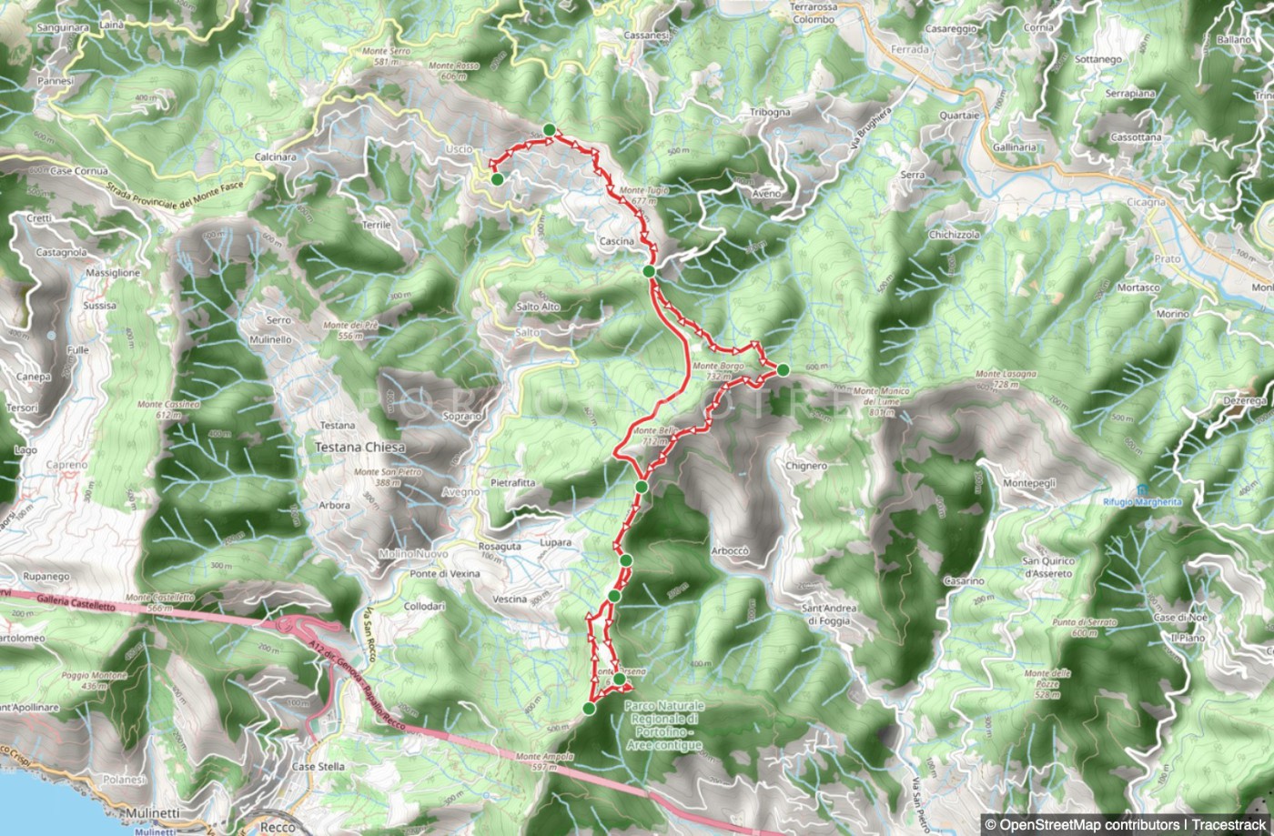 Rundweg Uscio - Passo Serra - Caravaggio