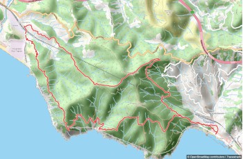 itinéraire en boucle Riva Trigoso - Punta Baffe - Moneglia - Monte Moneglia