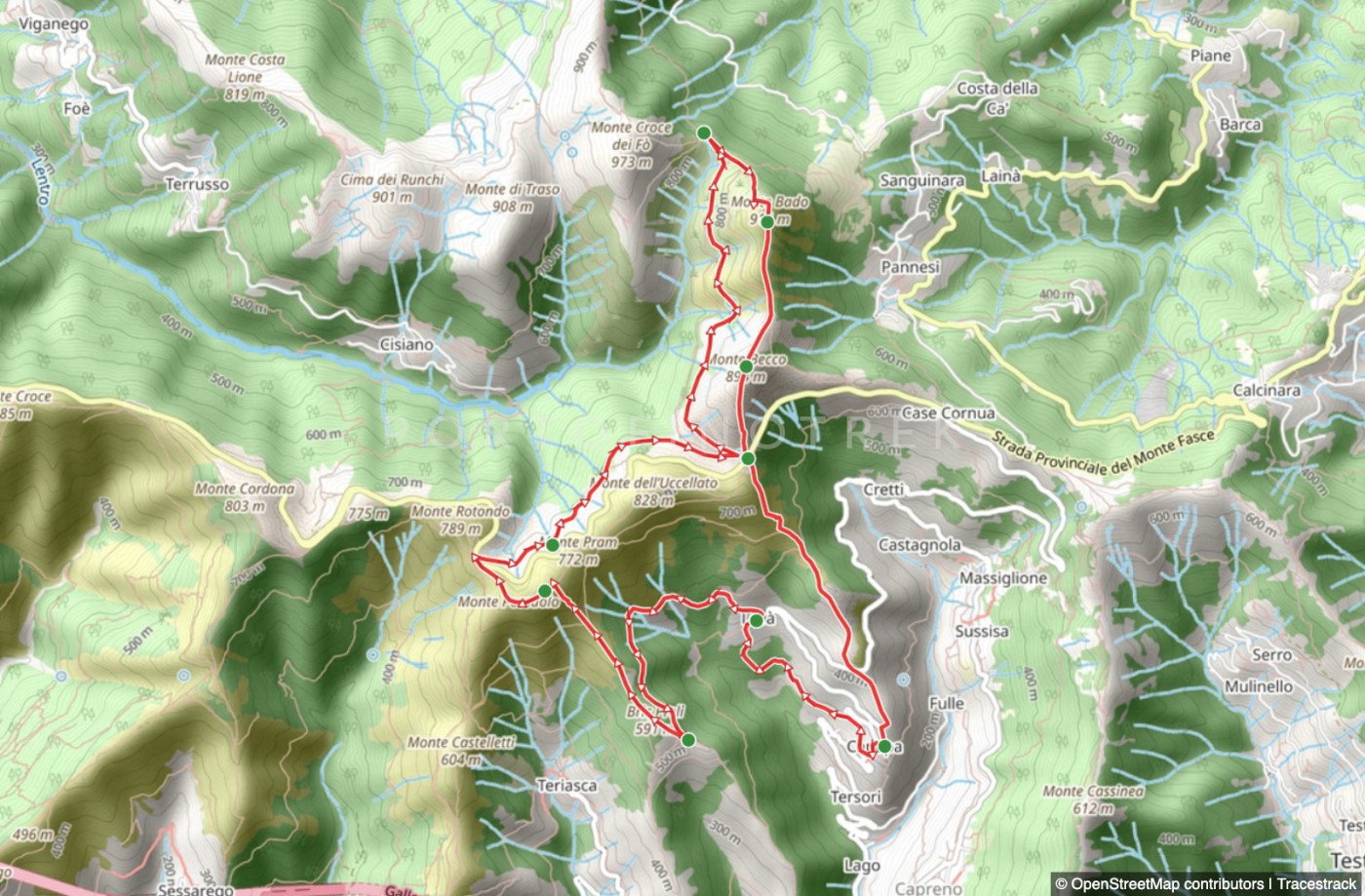 Trail Canepa - Levà - Monte Possuolo - Monte Bado - Monte Becco - Canepa