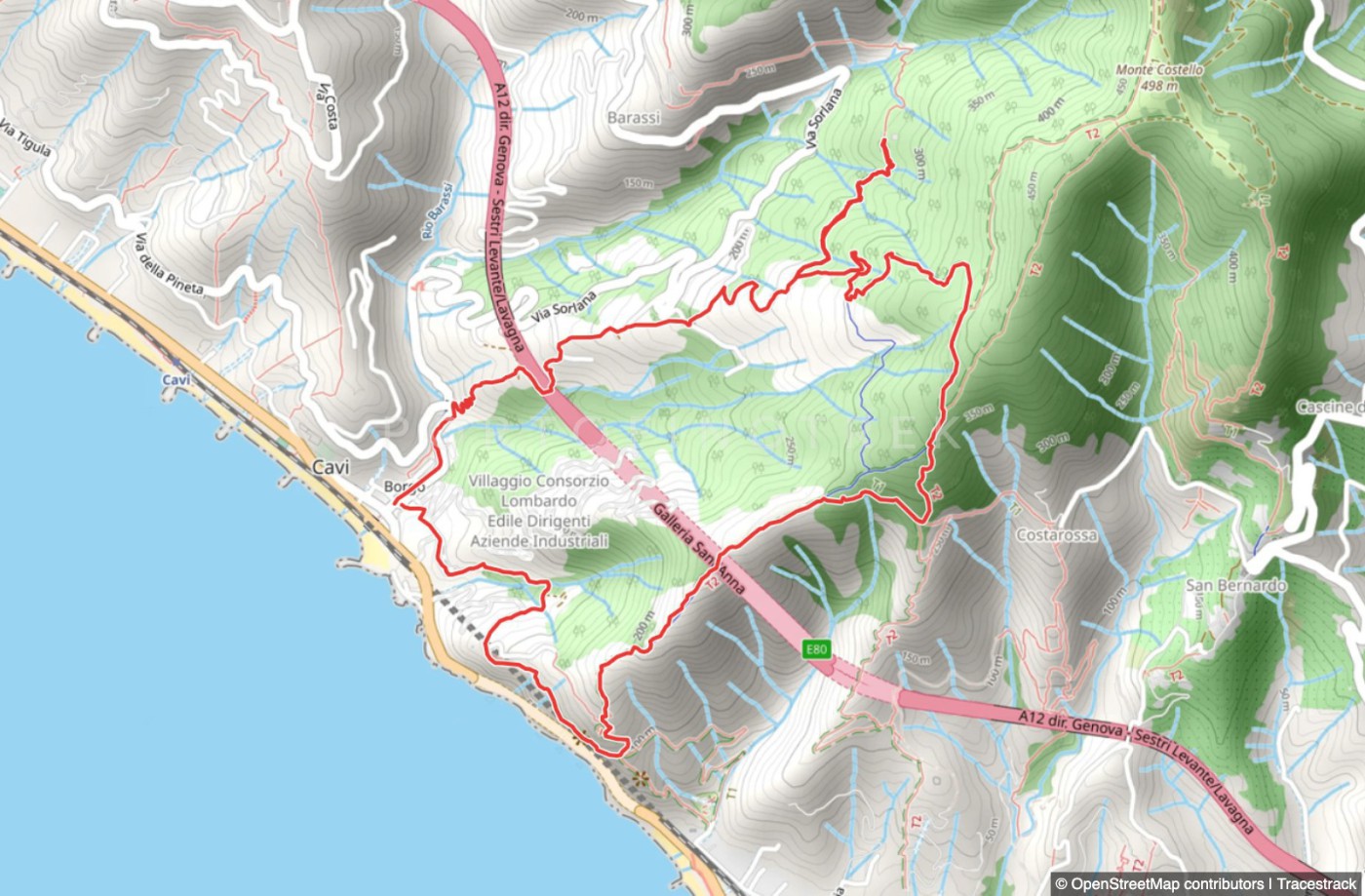 Cricular trail Cavi borgo - Rocche di Sant'Anna - S. Eufemiano