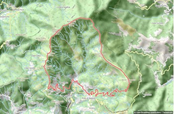 Itinéraire en boucle Reppia - Monte Zatta - Monte Chiappozzo