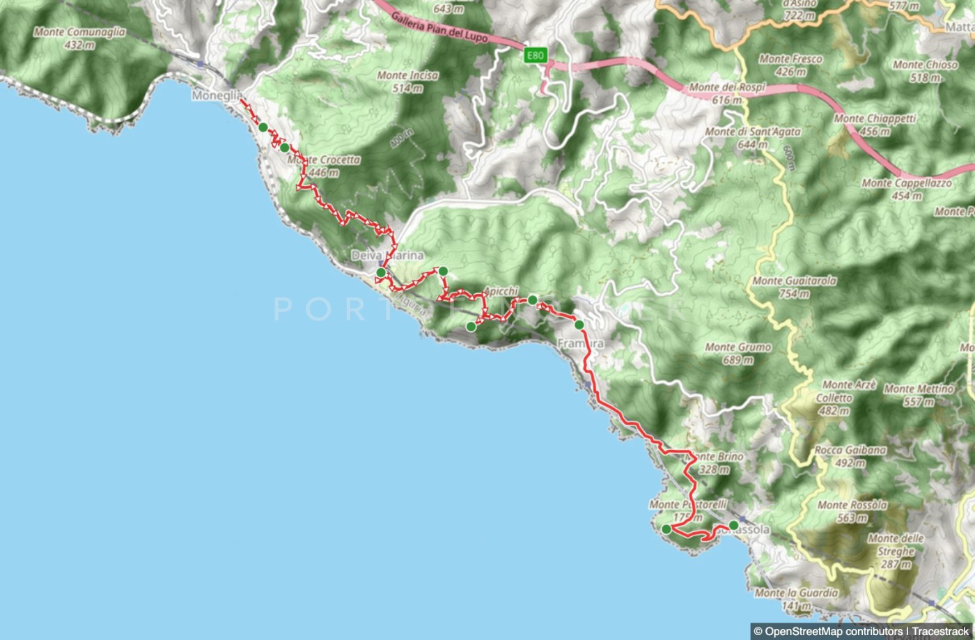 Trail Moneglia - Deiva marina - Framura - Bonassola