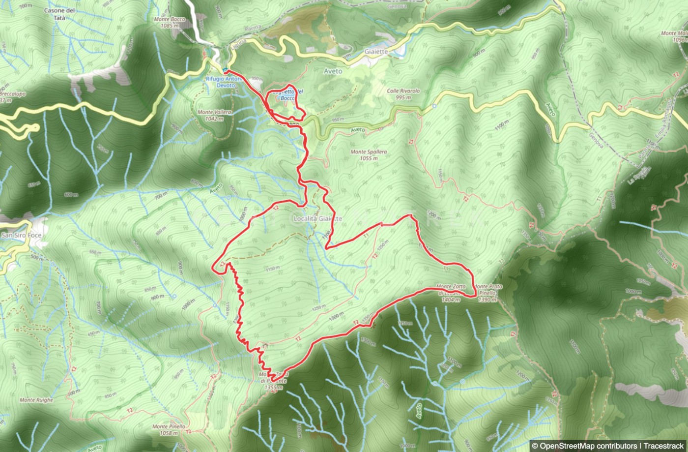 Rundweg des Monte Zatta