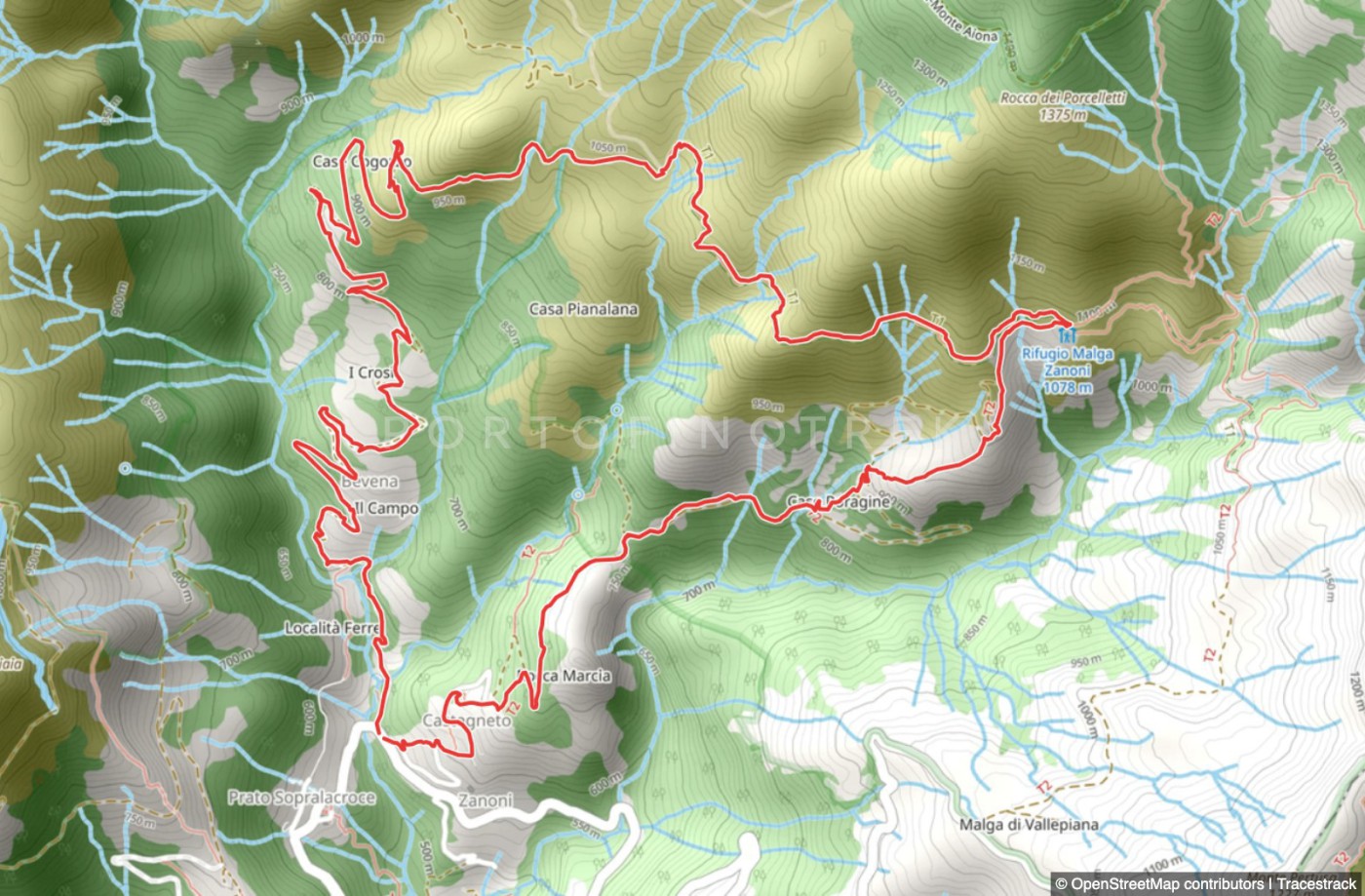 Rundweg Prato sopralacroce - Malga Zanoni