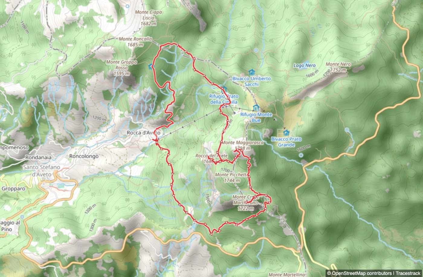 Rundweg Rocca d'Aveto - Monte Maggiorasca