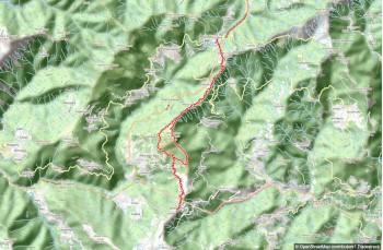 Itinéraire Scoffera - S. Alberto di Bargagli - Monte Croce di Bragalla