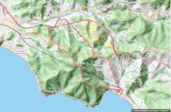 Rundweg Casarza Ligure - Monte Moneglia - Moneglia
