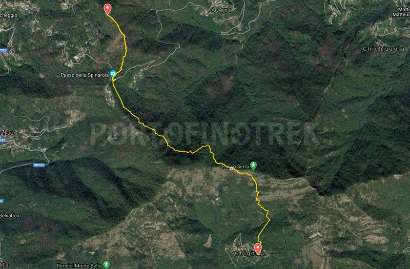 Chignero - Passo Serra - Passo della Spinarola - Monte Tugio