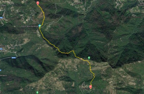 Chignero - Passo Serra - Passo della Spinarola - Monte Tugio