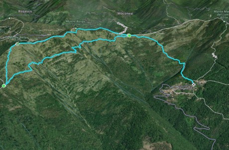 Chignero - Pendici Monte Bello - Monte Bello - Monte Borgo - Passo Serra