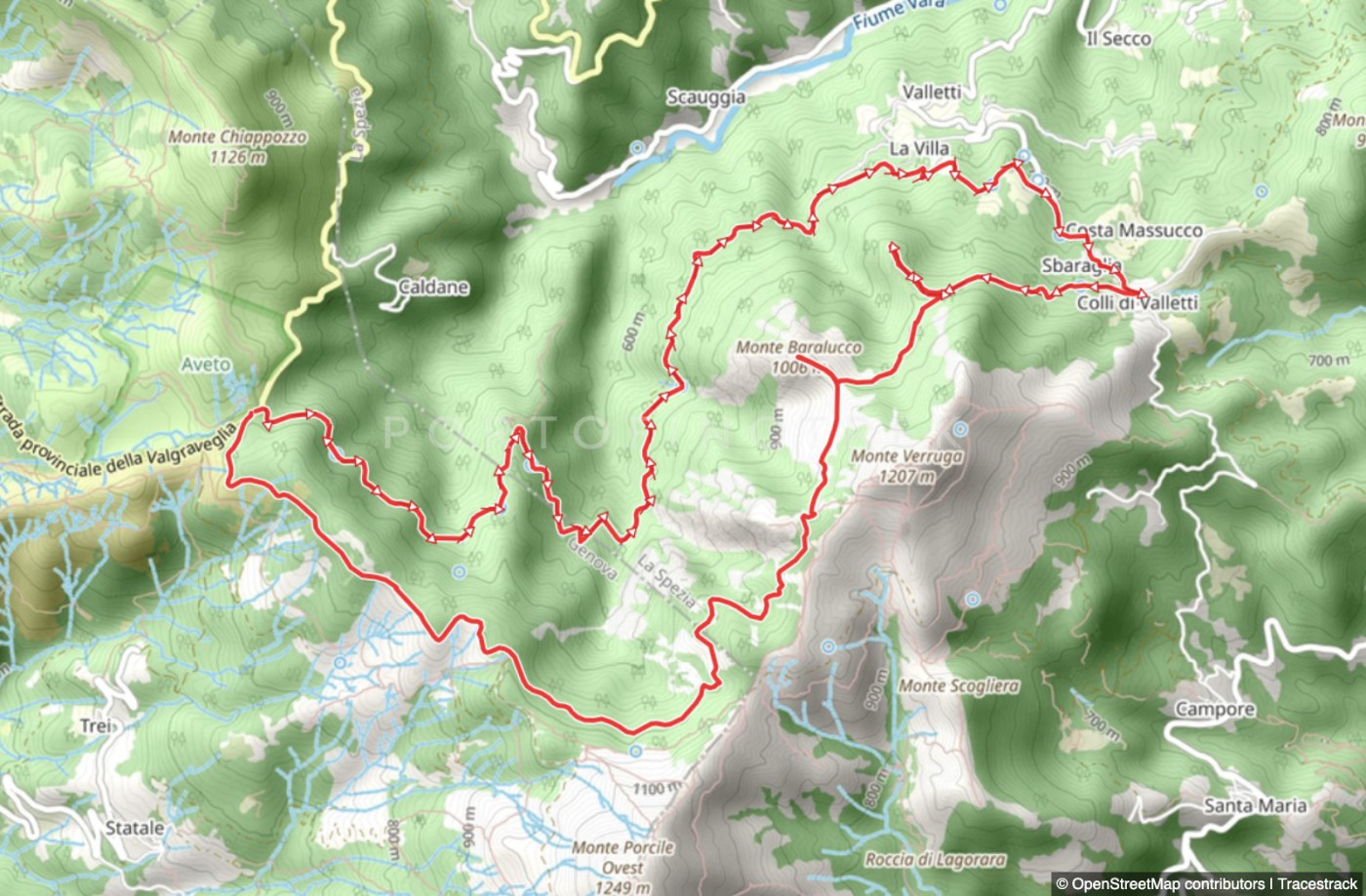 Loop trail Passo del Biscia - Colle valletti - Monte Baralucco