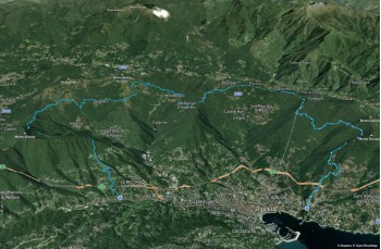 Trail du giamin de Rapallo
