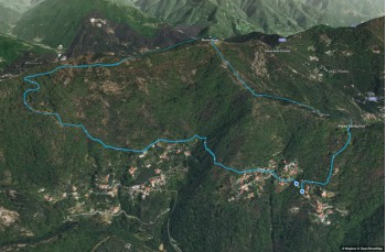 Trekking von San Quirico d'Assereto in Rapallo nach Montepegli
